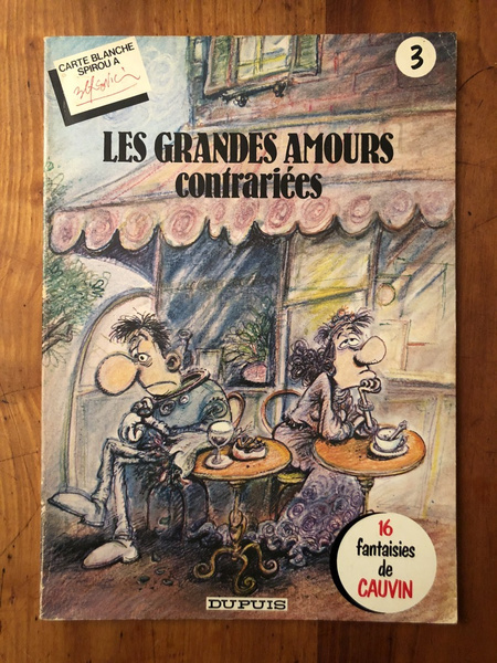 Les grandes amours contrariées, carte blanche Spirou à Bercovici