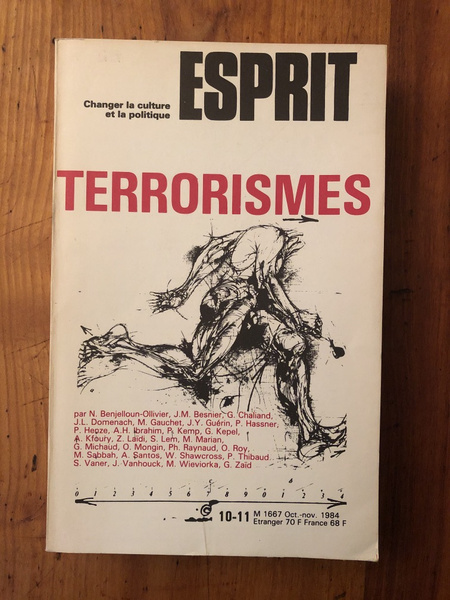 Esprit Octobre-Novembre 1984 Terrorismes