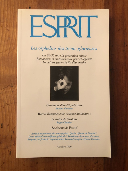 Revue Esprit octobre 1996, Les orphelins de trente glorieuses