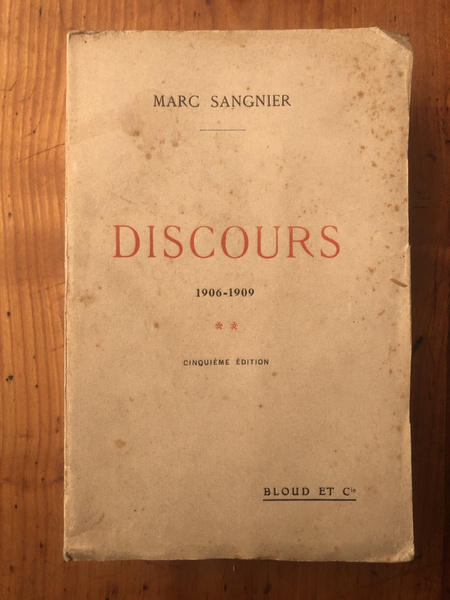 Discours 1906-1909