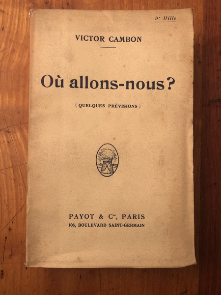 Où allons-nous ? (quelques prévisions)