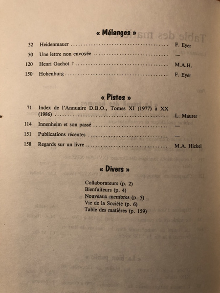 Annuaire 21 de la société d'histoire et d'archéologie de Dambach-la-Ville, …