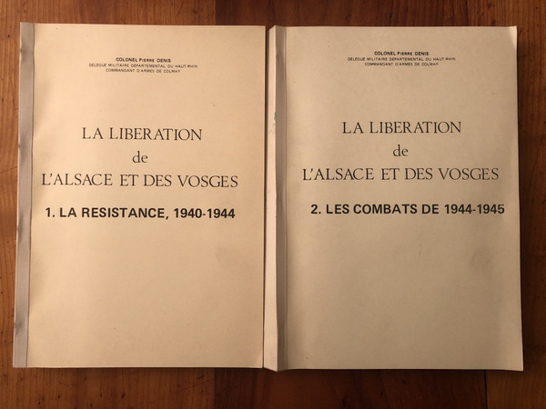 La Libération de l'Alsace et des Vosges (2 volumes)