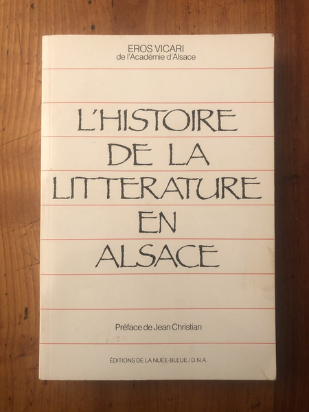 Histoire de la littérature en Alsace