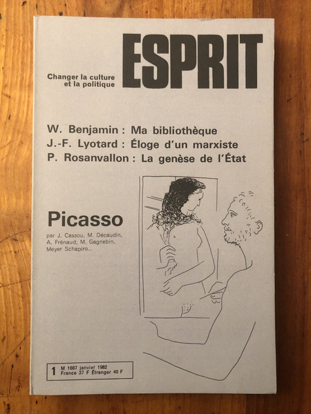 Revue Esprit Janvier 1982