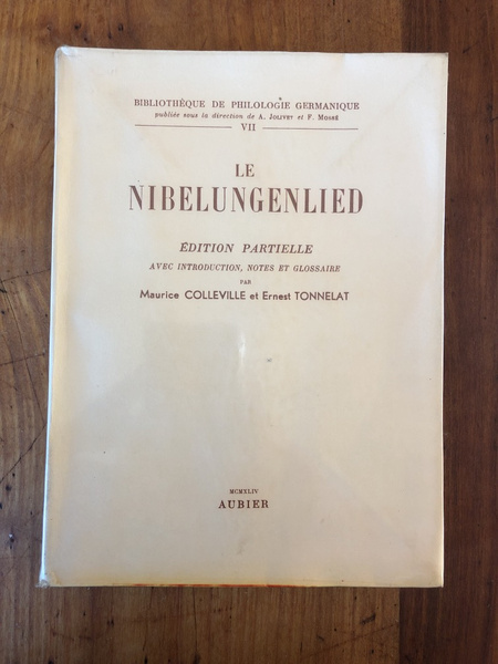 Le Nibelungenlied, Edition partielle