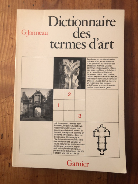 Dictionnaire des termes d'art