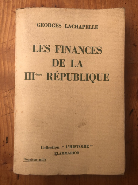 Les finances de la Troisième République