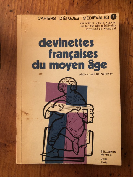 Devinettes françaises du Moyen Age