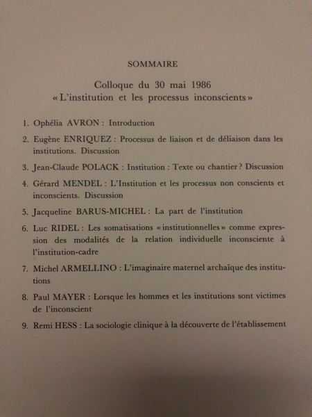 Cahier N°4 de l'Institut des Psychologues Cliniciens