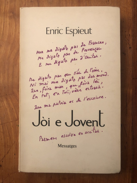 Joi et Jovent, Joie et jeunesse