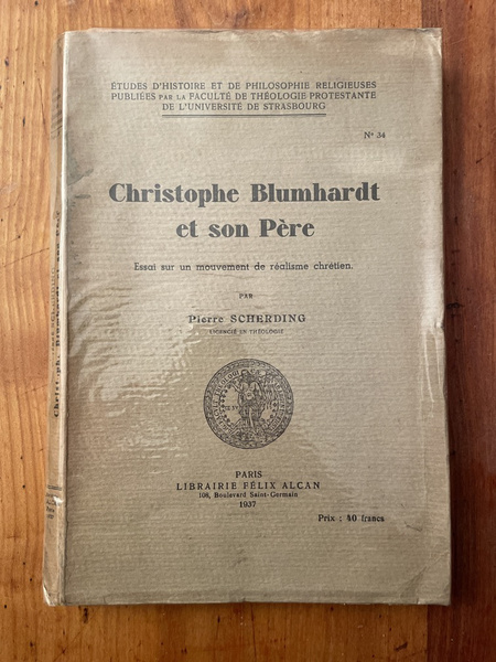 Christophe Blumhardt et son père, essai sur un mouvement de …