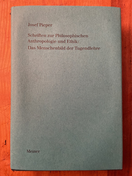 Werke in acht Bänden : Schriften zur philosophischen Anthropologie und …