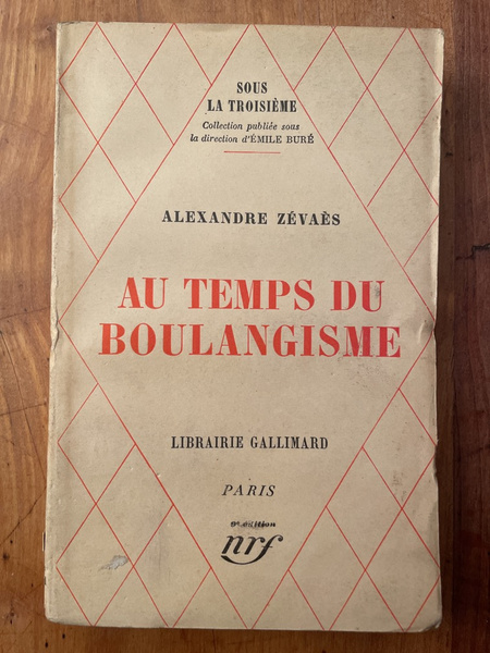 Au temps du Boulangisme