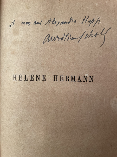 Hélène Hermann, Histoire d'un premier amour