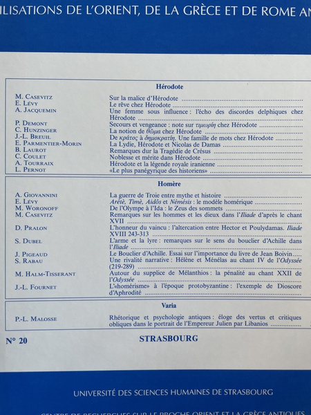 Ktema 1995 Numéro 20