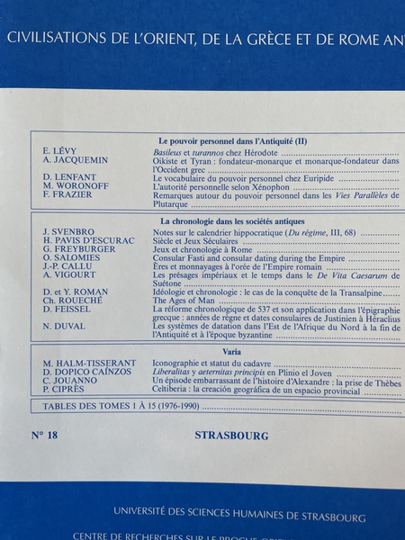 Ktema 1993 Numéro 18