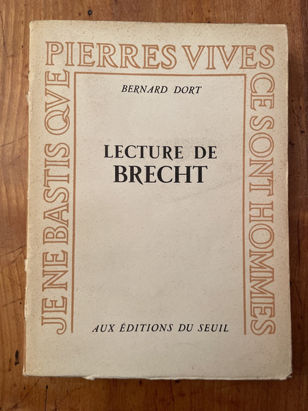 Lecture de Brecht