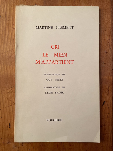 Cri Le mien M'appartient