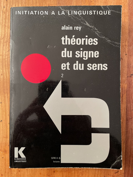 Théories du signe et du sens - lectures 2