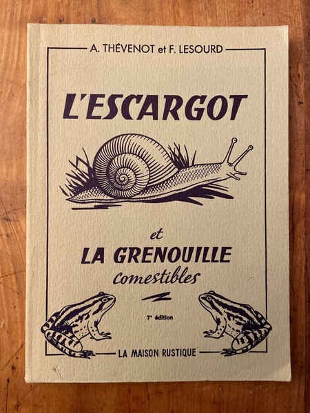 L'escargot et la grenouille comestibles