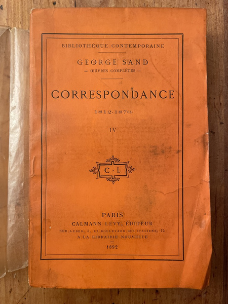 Correspondance 1812-1876 Tome IV