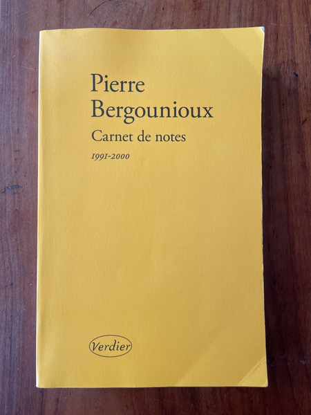Carnet de notes 1991-2000