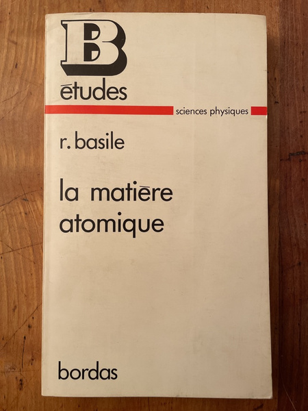 La matière atomique