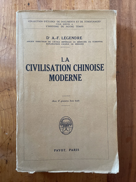 La civilisation chinoise moderne