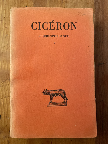 Correspondance de Cicéron Tome V