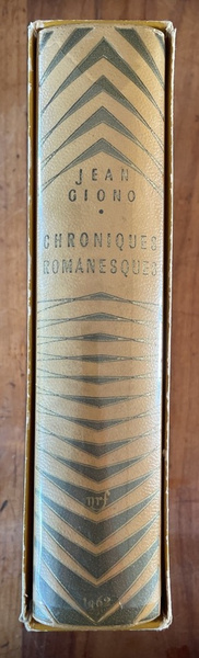 Chroniques romanesques, cartonnage Paul Bonnet