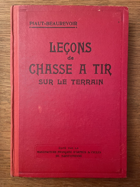 Leçons de chasse à tir sur le terrain