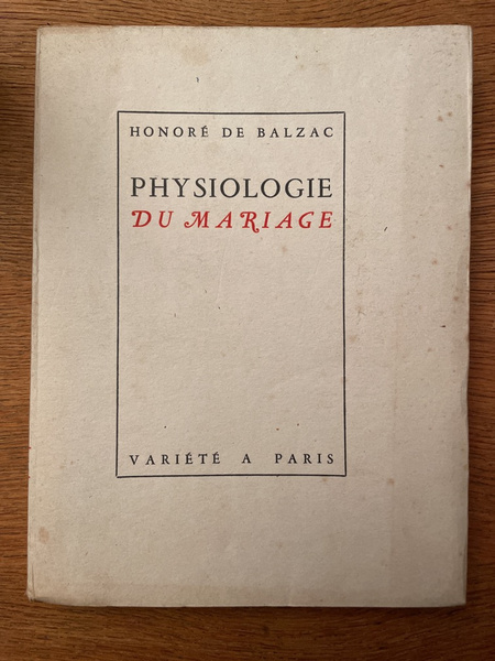 Physiologie du mariage