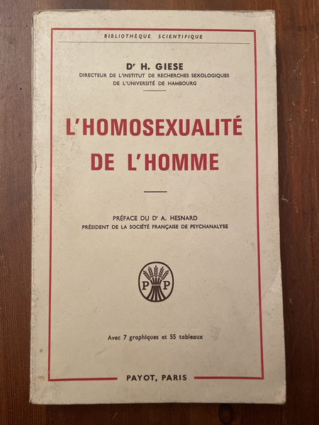 L'homosexualité de l'homme