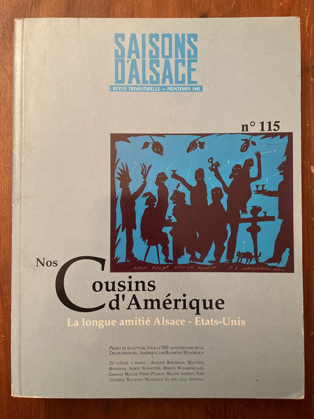 Saisons d'Alsace N°115, Nos cousins d'Amérique