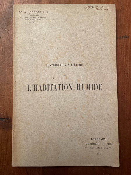 Contribution à l'étude de l'habitation humide