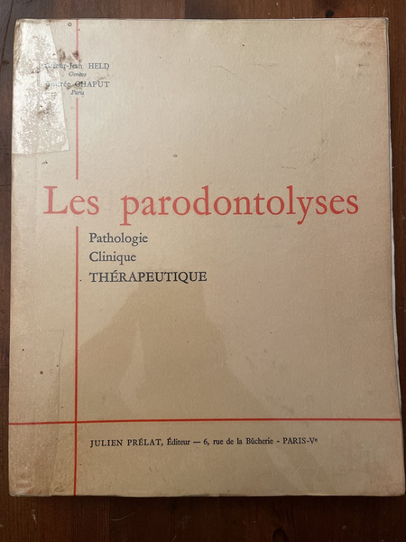 Les parodontolyses, Pathologie clinique, Thérapeutique