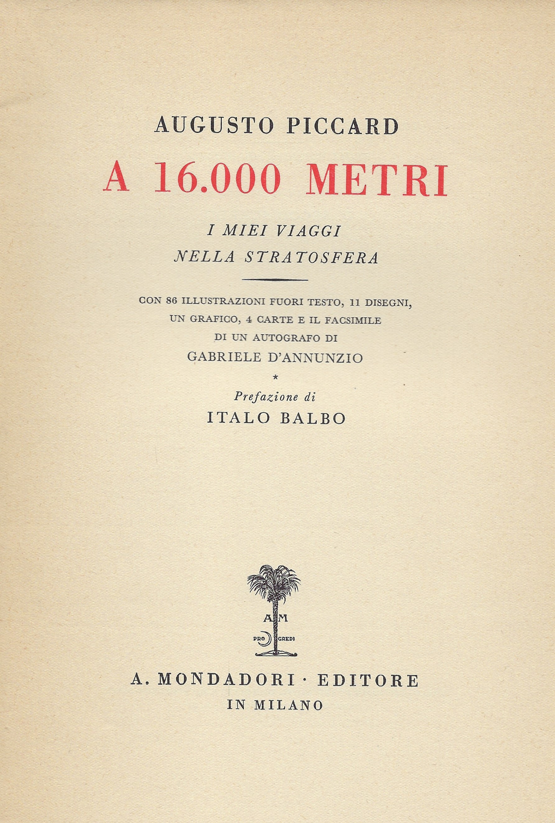 A 16.000 metri. I miei viaggi nella stratosfera.