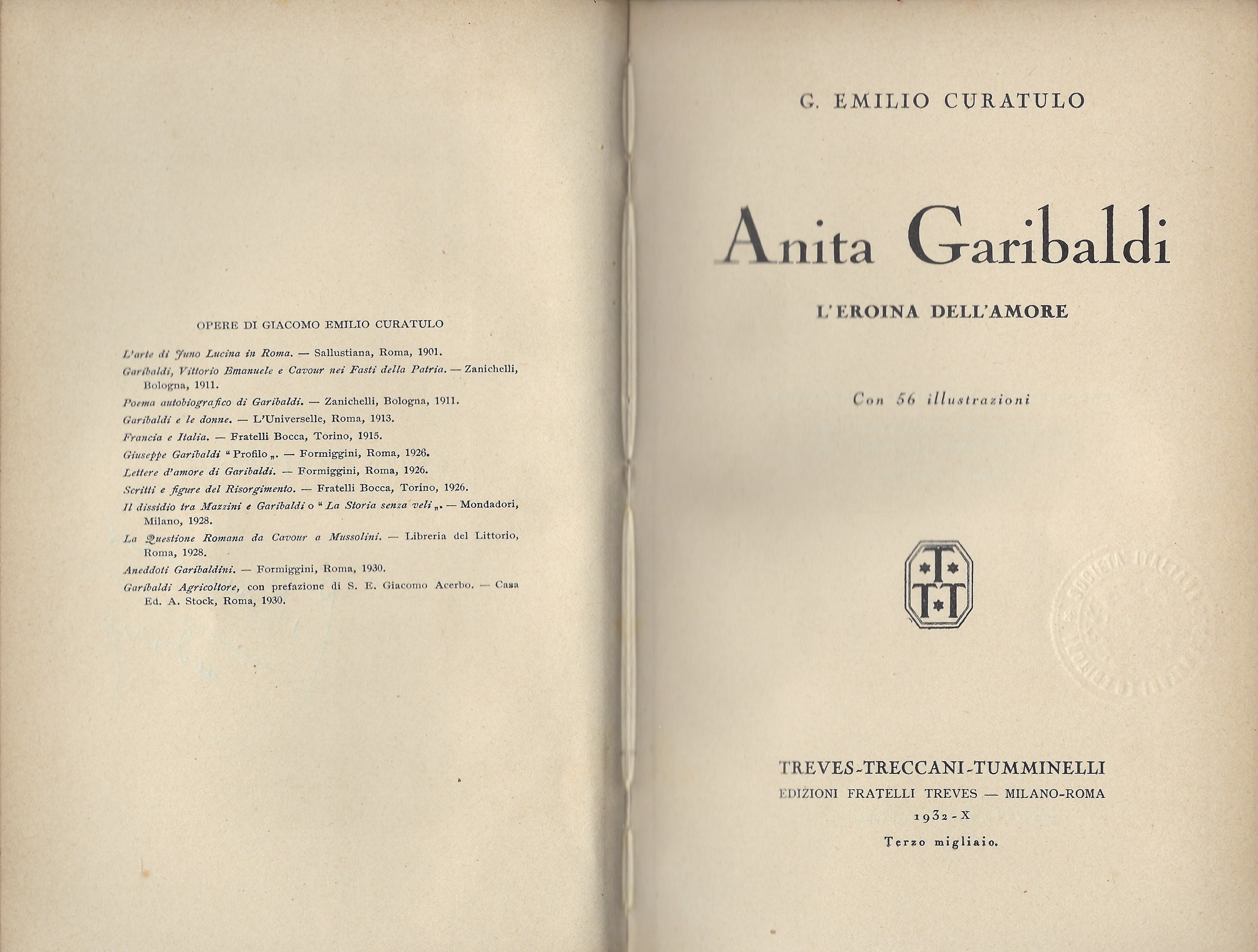 Anita Garibaldi. L'eroina dell'amore.