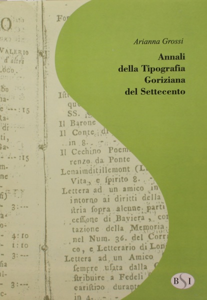 Annali della Tipografia Goriziana del 700
