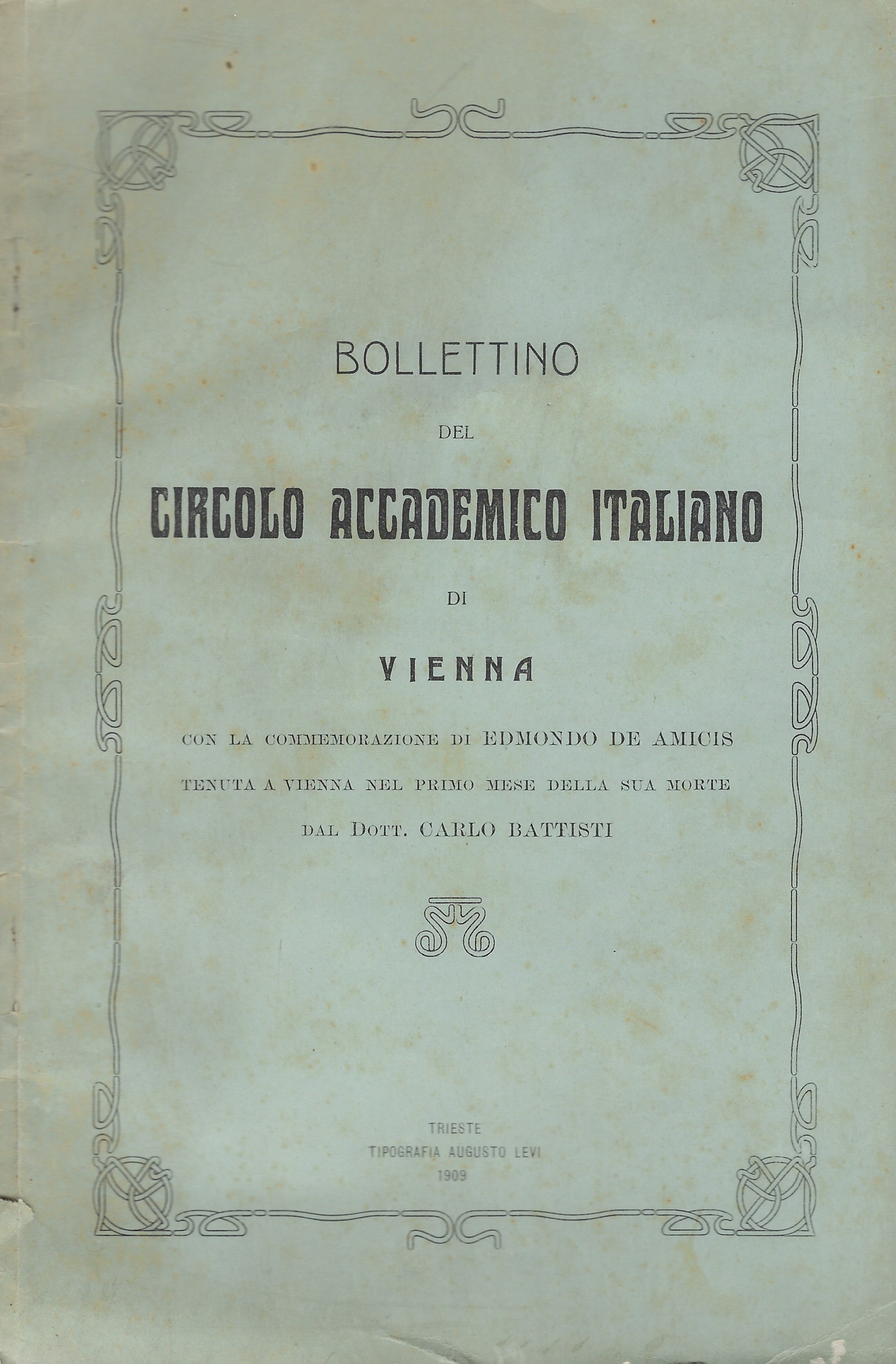 Bollettino del circolo accademico italiano di Vienna