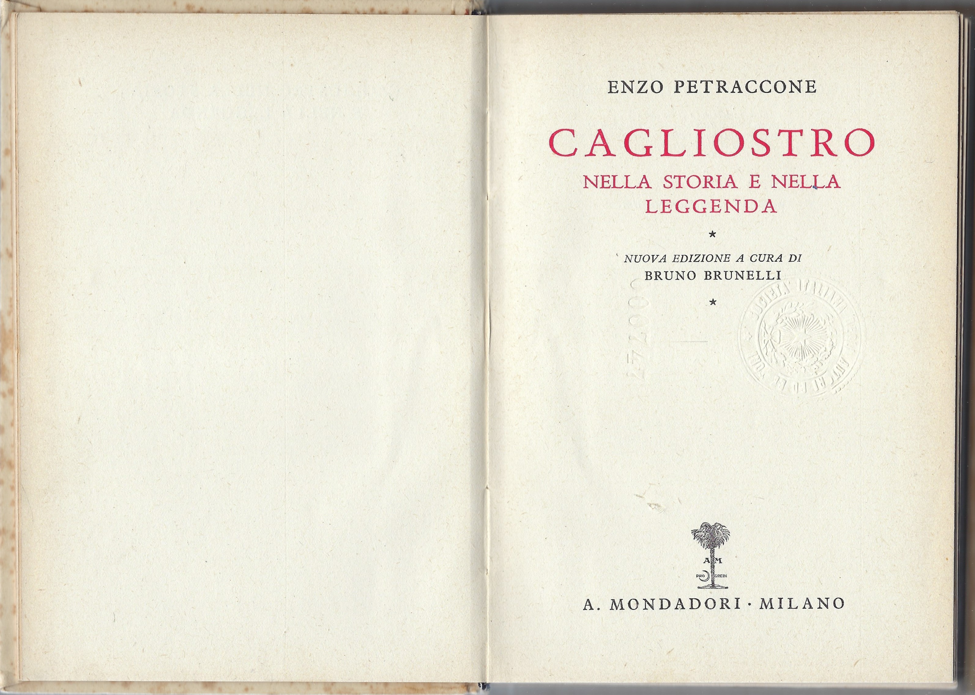 Cagliostro nella storia e nella leggenda