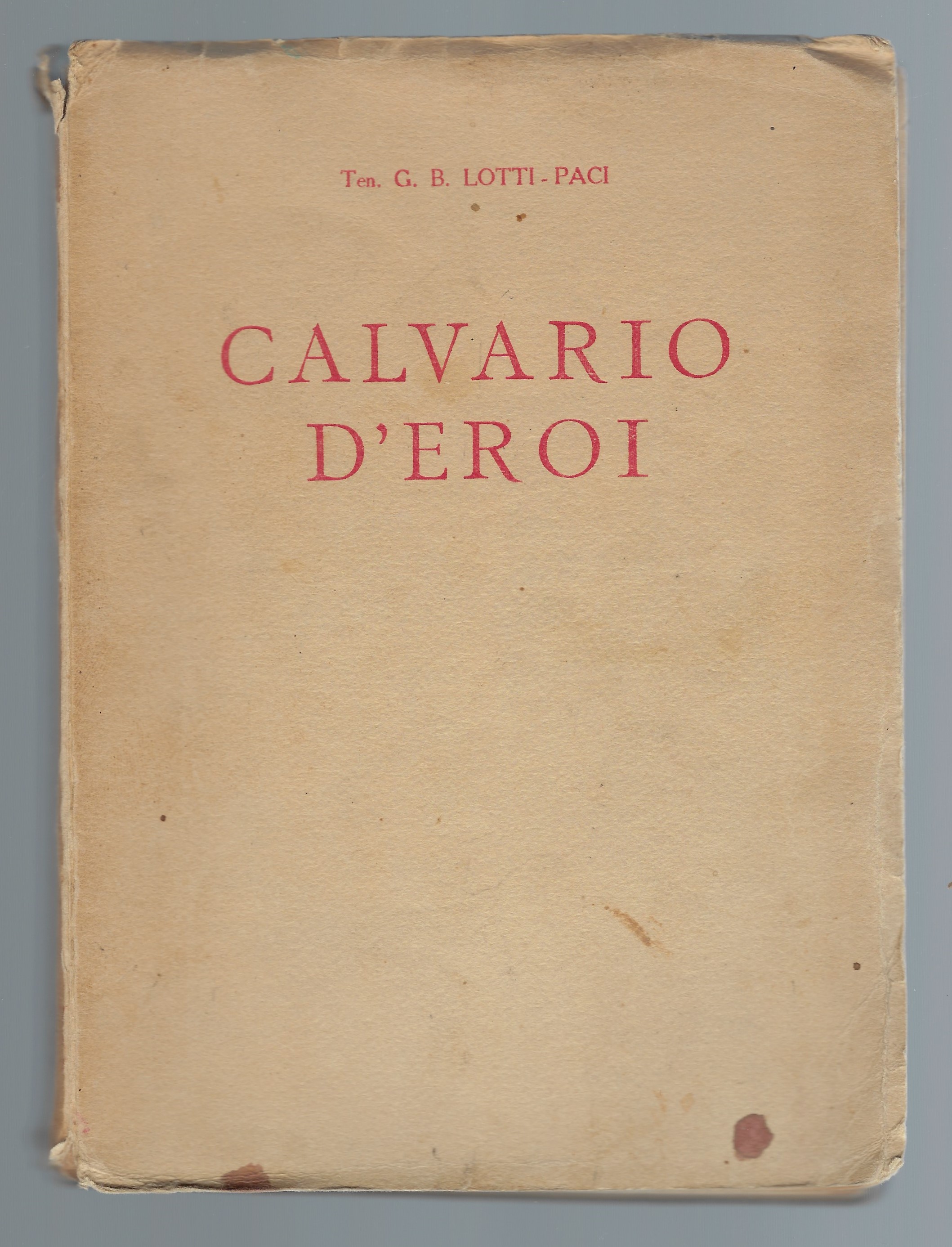 Calvario d'eroi