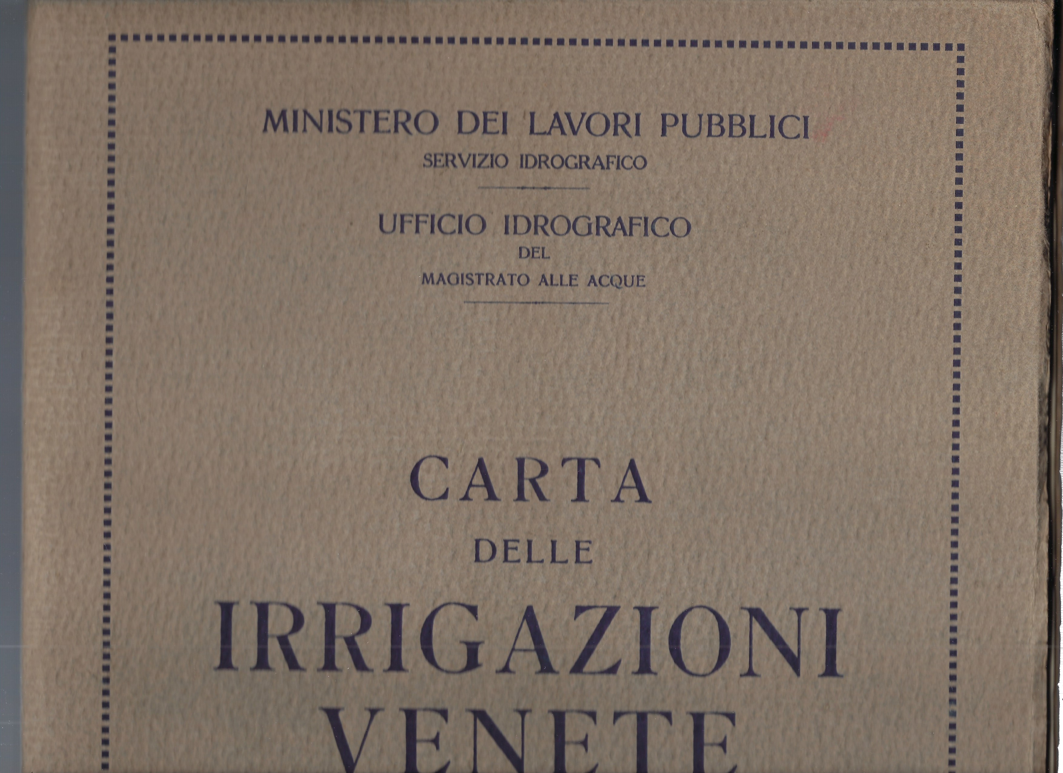 Carta delle irrigazioni venete
