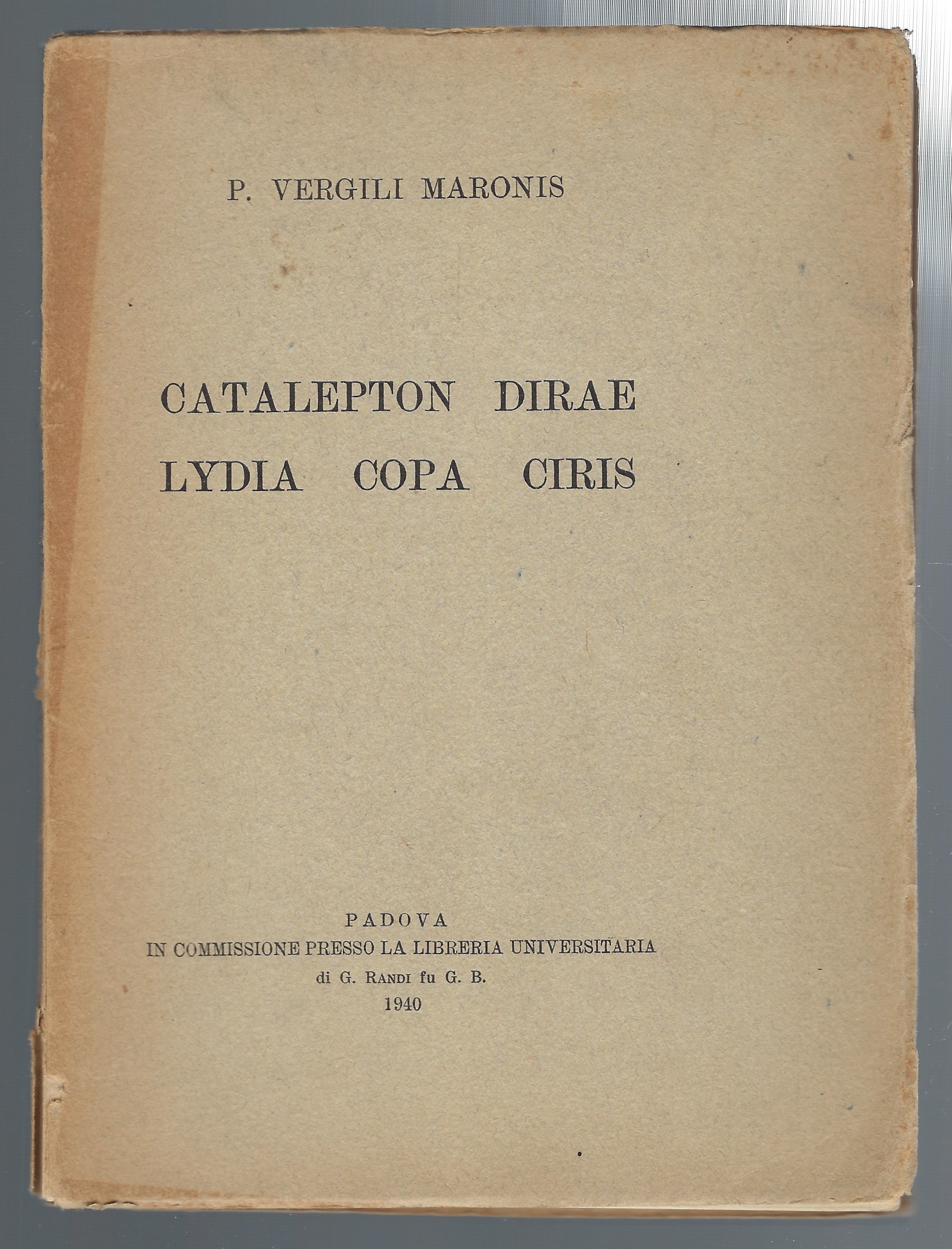 Catalepton Dirae Lydia Copa Ciris