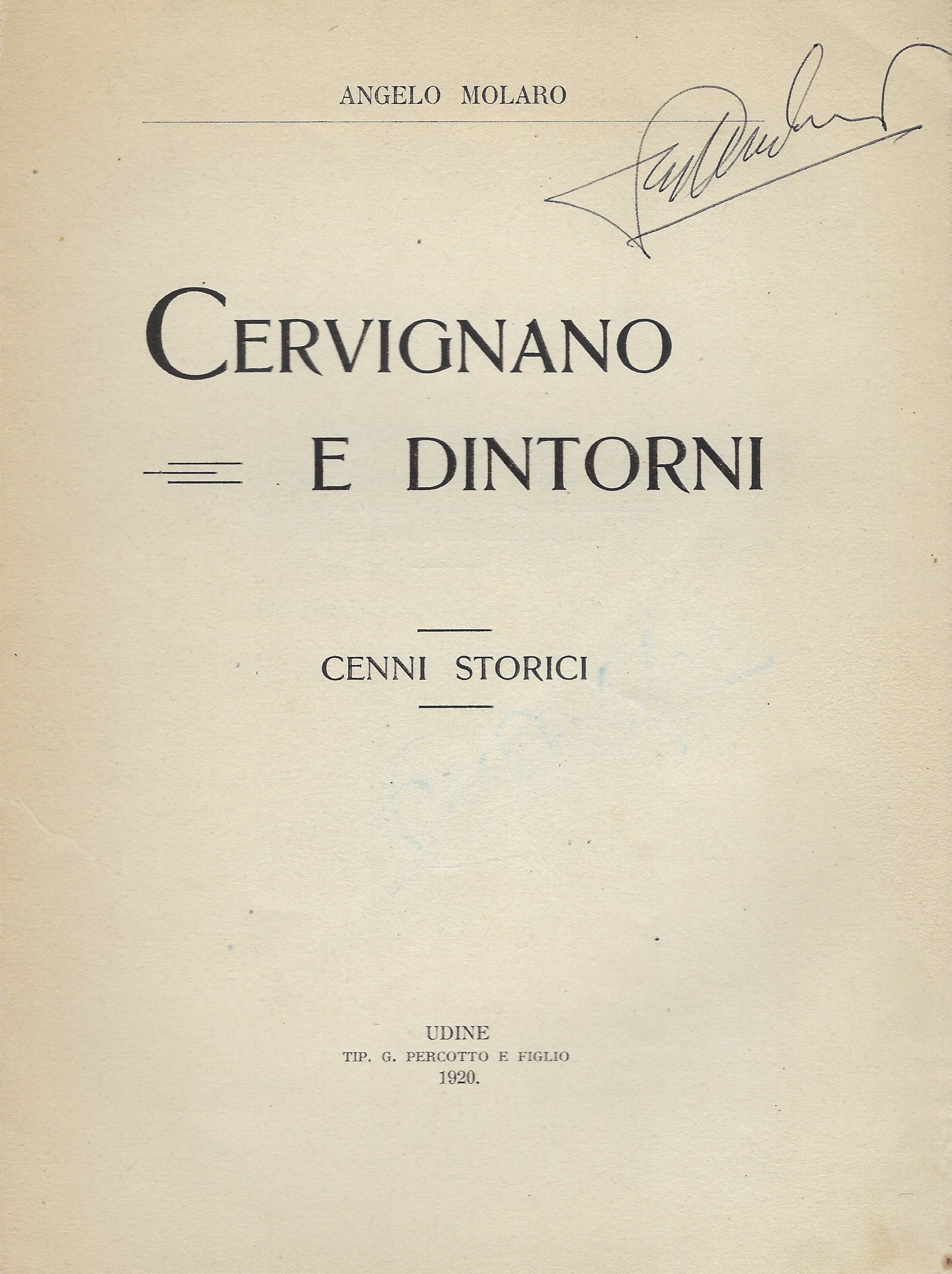 Cervignano e dintorni (Cenni storici)