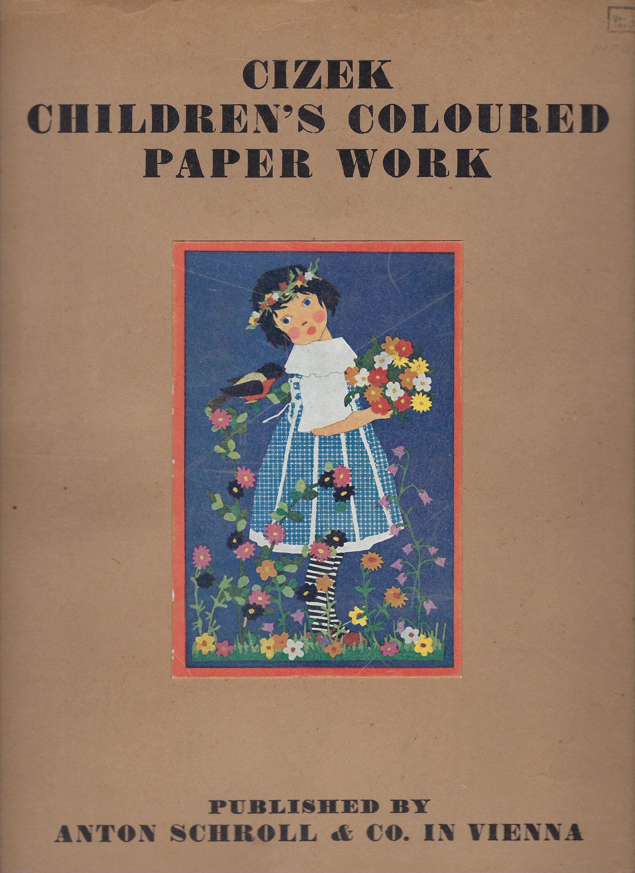 Children's coloured paper work