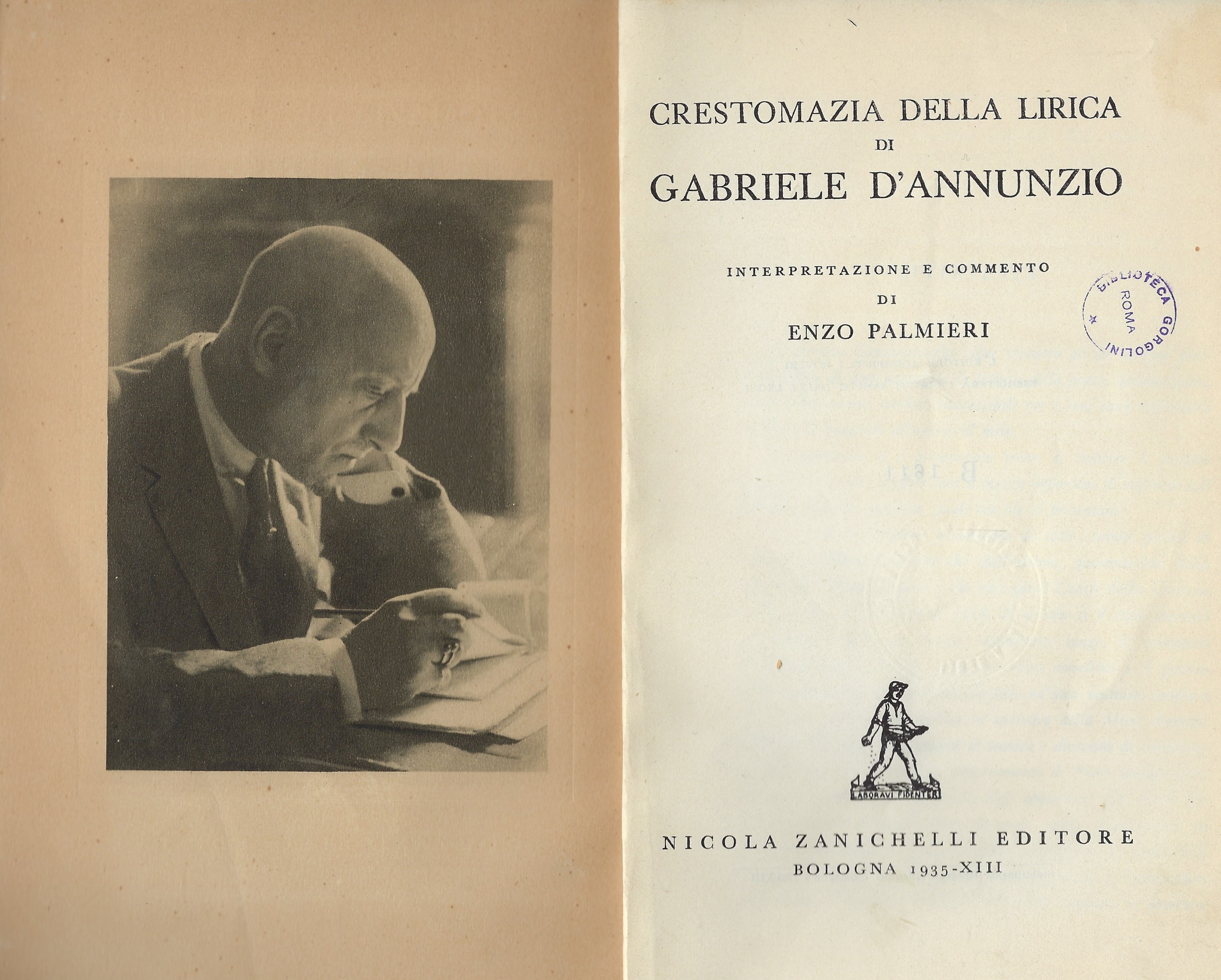 Crestomazia della lirica di Gabriele D'Annunzio. Interpretazione e commento di …