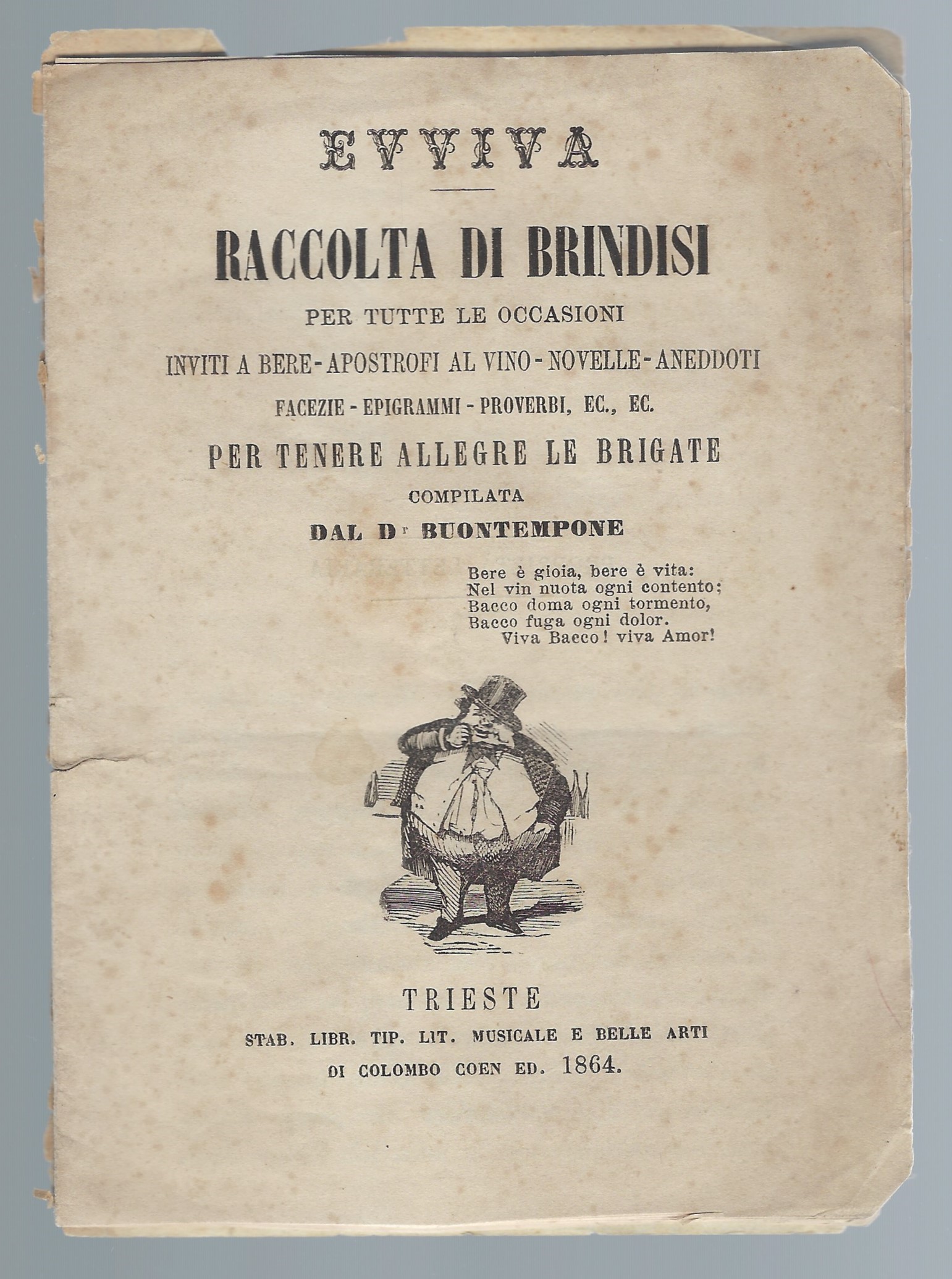 Evviva: raccolta di brindisi per tutte le occasioni