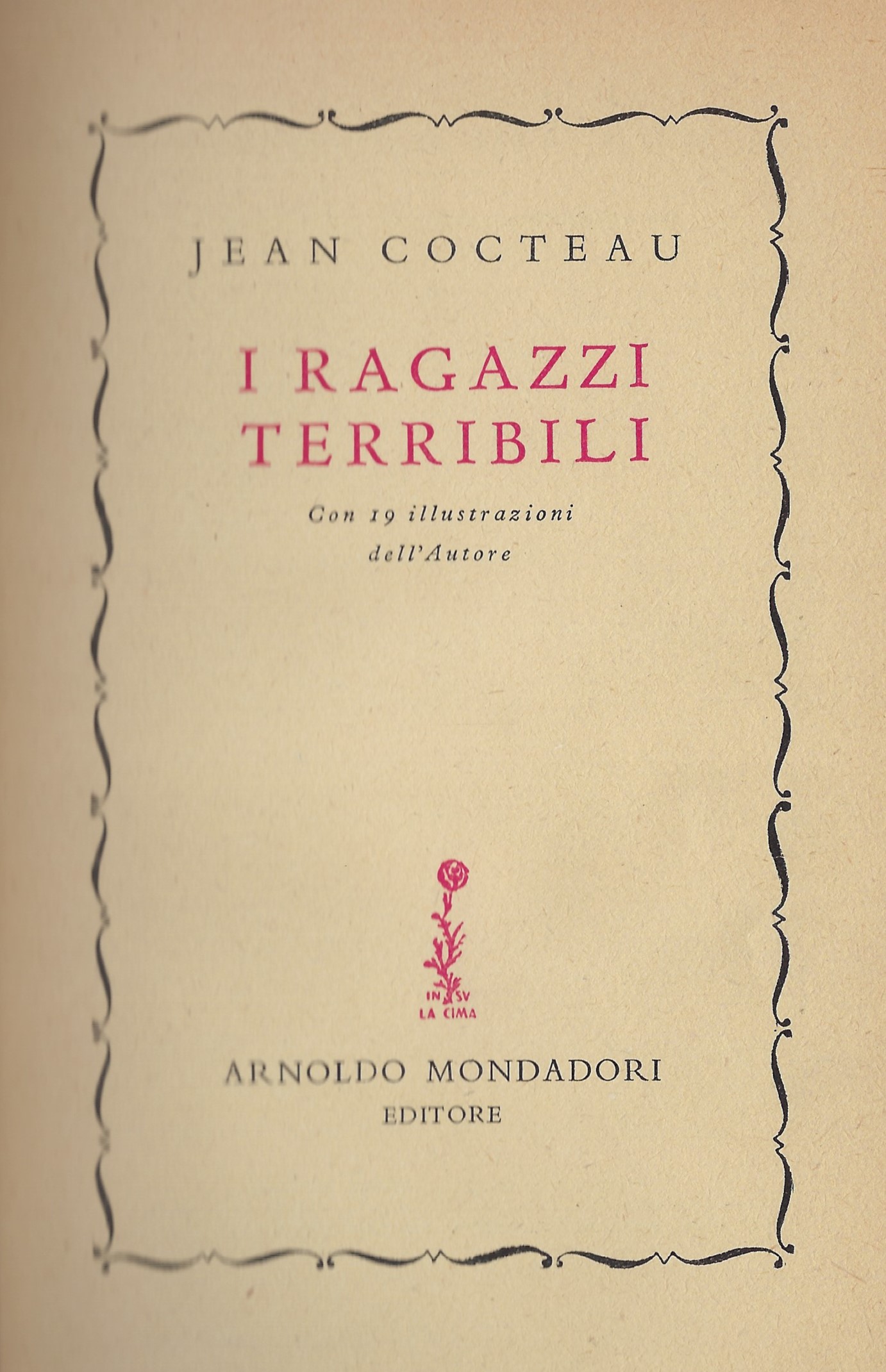 I ragazzi terribili. Con 19 illustrazioni dell'Autore.